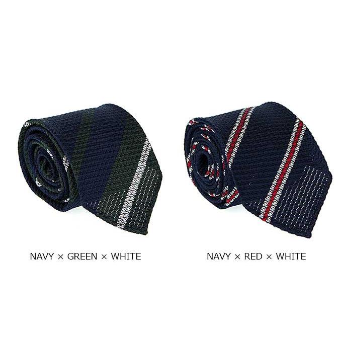 DRAKE'S ドレイクス ネクタイ STRIPE SILK GRENADINE TIE DRAKE'S ドレイクス ネクタイ STRIPE SILK GRENADINE TIE