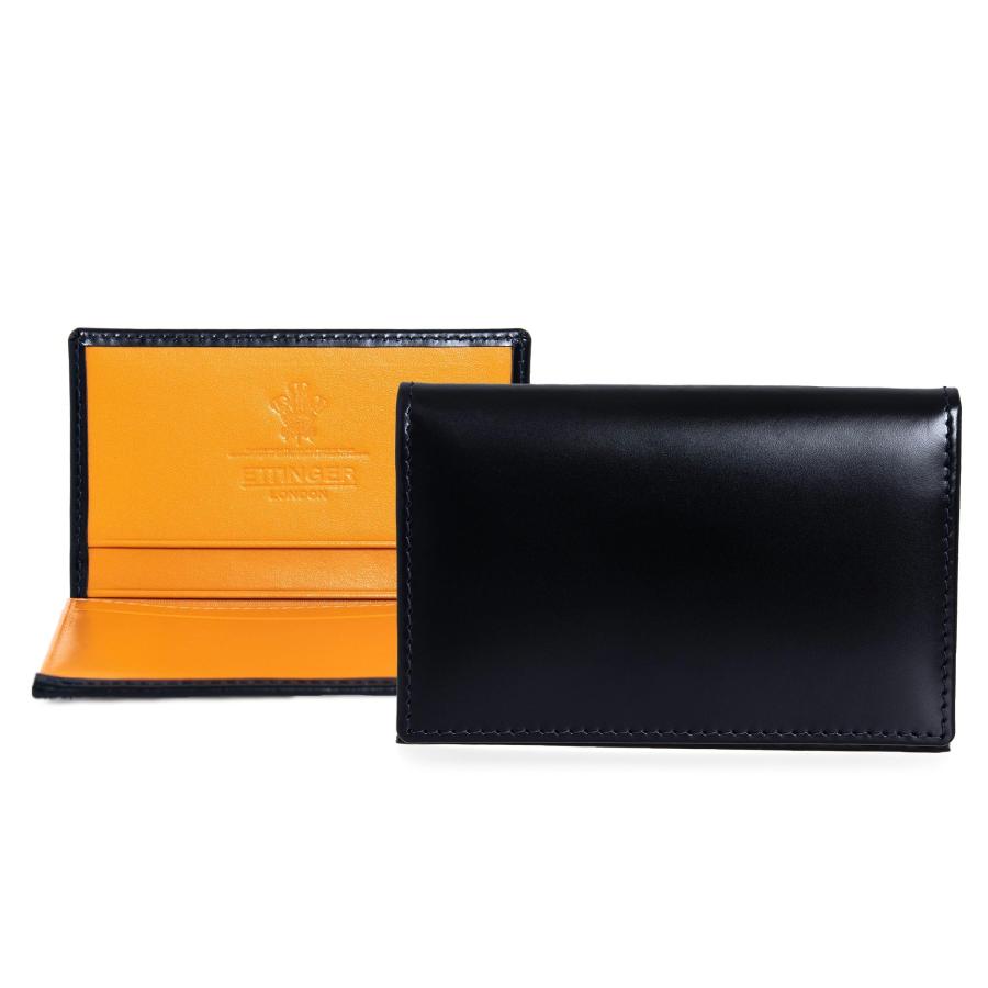 エッティンガー ETTINGER メンズ 名刺入れ（カードケース） ネイビー ブライドルレザー VISITING CARD CASE BH143JR  NAVY BRIDLE HIDE COLLECTION : ett-slg0045 : ChelseagardensUK - 通販 -