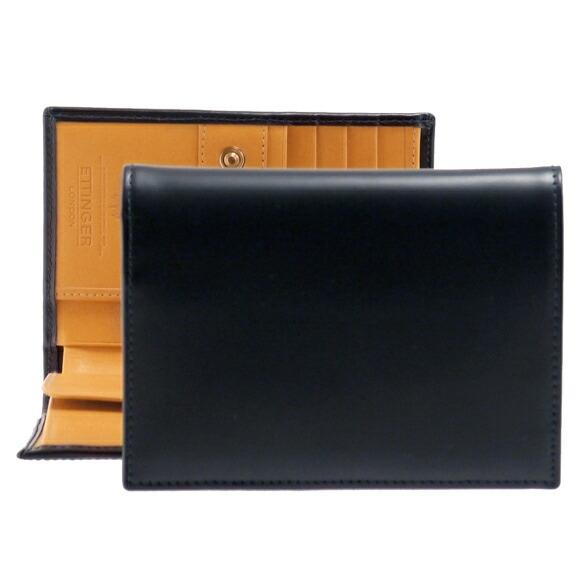 ETTINGER エッティンガー 財布 メンズ 二つ折り財布 ネイビー ETTINGER エッティンガー 財布 メンズ 二つ折り財布 ネイビー