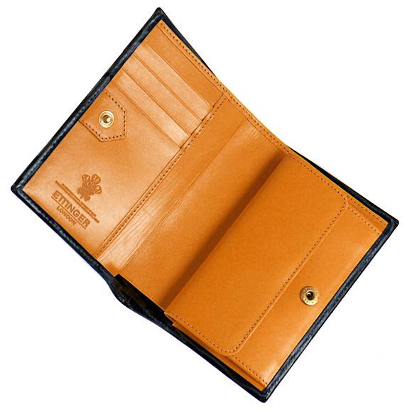 ETTINGER エッティンガー 財布 メンズ 二つ折り財布 ネイビー ETTINGER エッティンガー 財布 メンズ 二つ折り財布 ネイビー