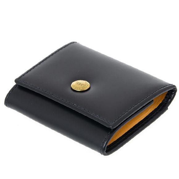 エッティンガー　ETTINGER　 ケース　ネイビー／イエロー ETTINGER（エッティンガー） 財布 コインケース ネイビー ブライドル