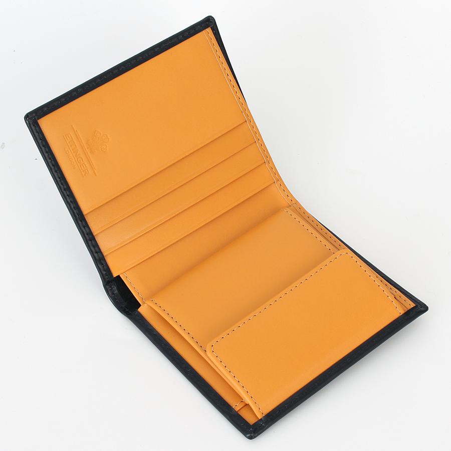 ETTINGER エッティンガー 財布 二つ折り財布 ネイビー ブライドル