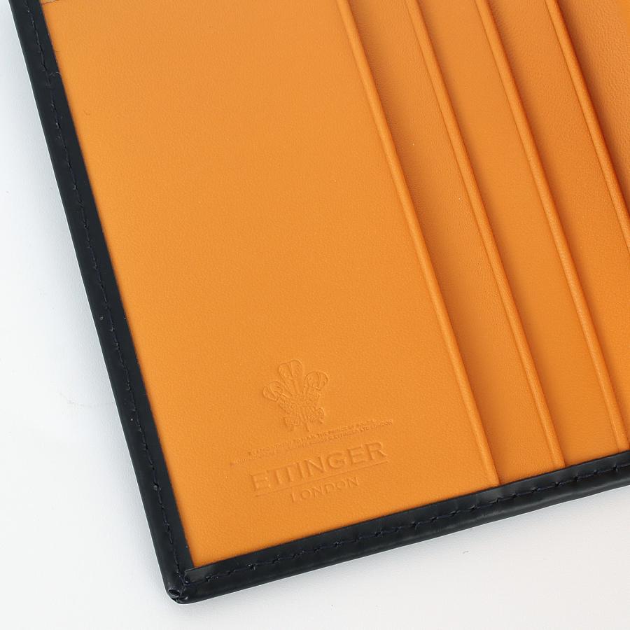 ETTINGER エッティンガー 財布 二つ折り財布 ネイビー ブライドル