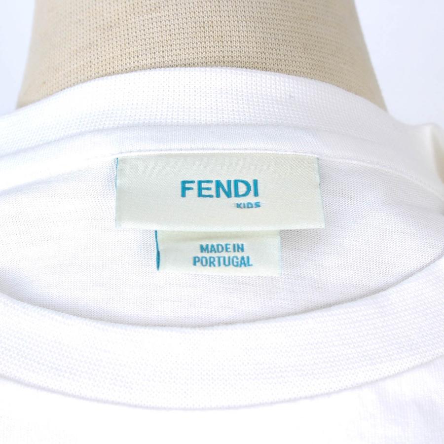 FENDI（フェンディ） 半袖Tシャツ FENDI KIDS ROMA LOGO T-SHIRT