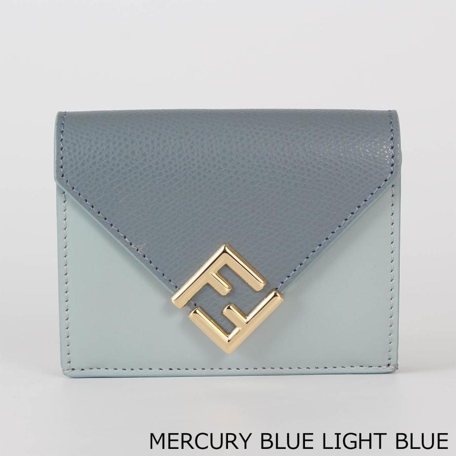 ✨現行・未使用展示品・付属品完備　FENDI ミニ財布　ズッカ　FFダイヤモンド FENDI（フェンディ） 財布 三つ折り財布 FF DIAMONDS MINI TRIFOLD FF