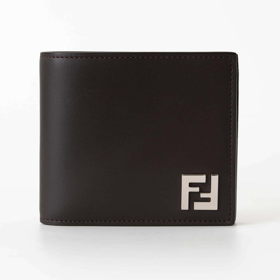 FENDI フェンディ 財布 二つ折り財布 FF SQUARED BI-FOLD WALLET