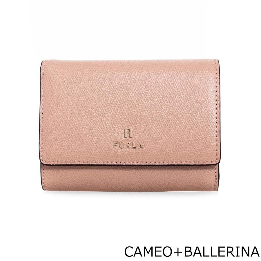 FURLA フルラ 二つ折り財布 レディース ピンク カメリア WP00315