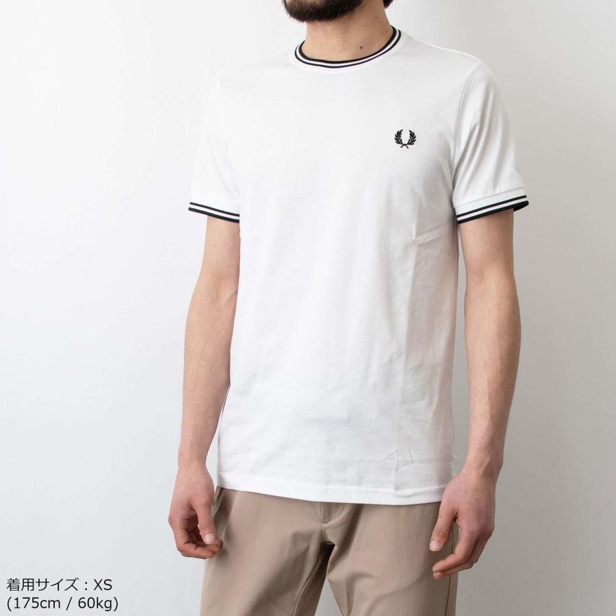 FRED PERRY（フレッドペリー） 半袖Tシャツ TWIN TIPPED T-SHIRT メンズ M1588 国内配送 ...