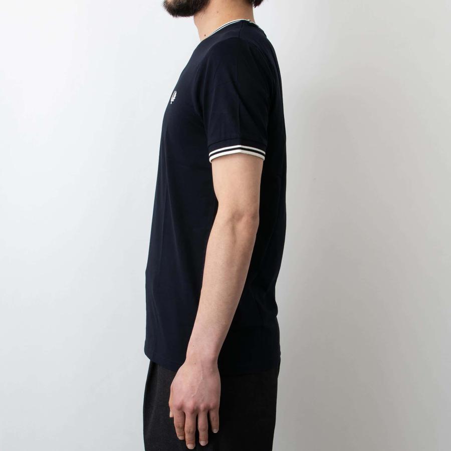 FRED PERRY（フレッドペリー） 半袖Tシャツ TWIN TIPPED T-SHIRT メンズ M1588 国内配送 ...
