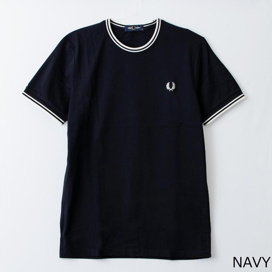 FRED PERRY（フレッドペリー） 半袖Tシャツ TWIN TIPPED T-SHIRT メンズ M1588 国内配送 ...