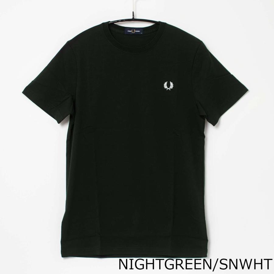 フレッドペリー FRED PERRY メンズ 半袖Tシャツ CREW NECK T-SHIRT M1600｜chgardens｜03