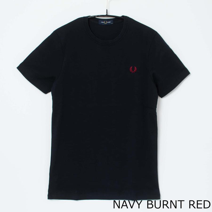 フレッドペリー FRED PERRY メンズ 半袖Tシャツ CREW NECK T-SHIRT M1600｜chgardens｜10