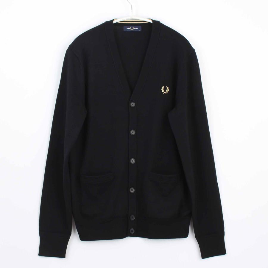 FREDPERRY Vネック カーディガン　K9551 フレッドペリー FRED PERRY（フレッドペリー） FRED PERRY Vネック長袖カーディガン