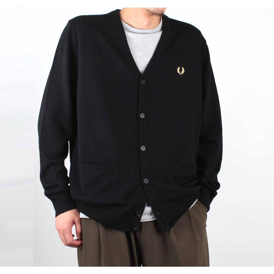 FRED PERRY（フレッドペリー） FRED PERRY Vネック長袖カーディガン