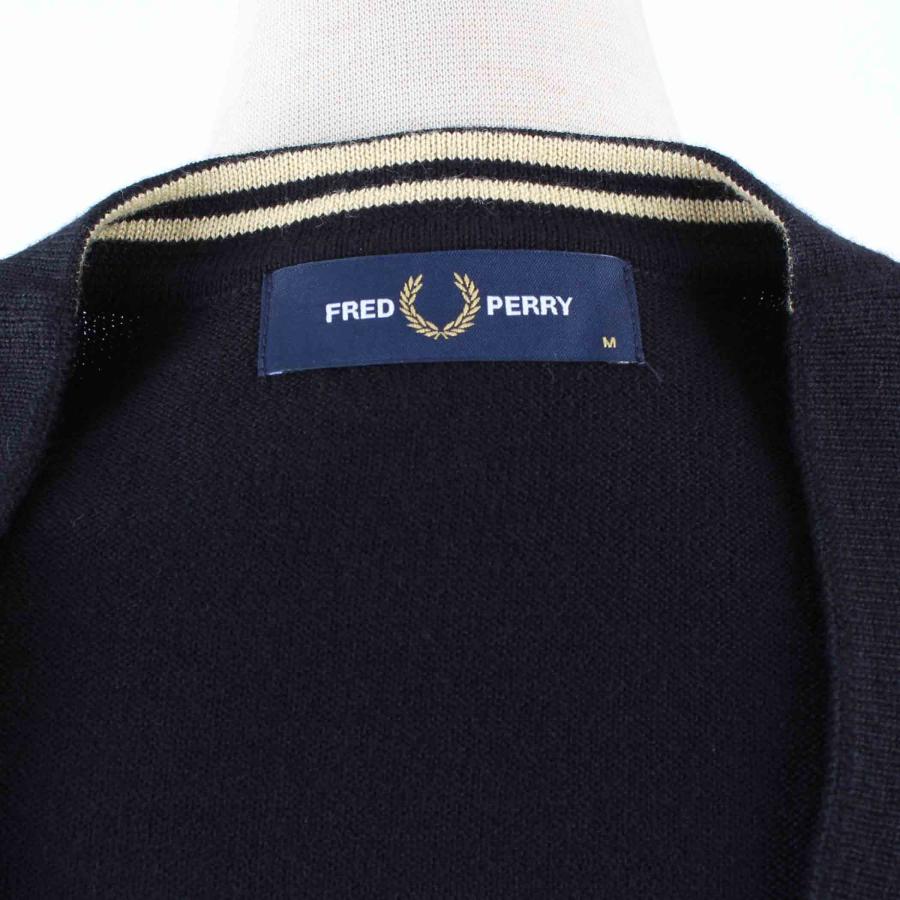 FRED PERRY（フレッドペリー） FRED PERRY Vネック長袖カーディガン
