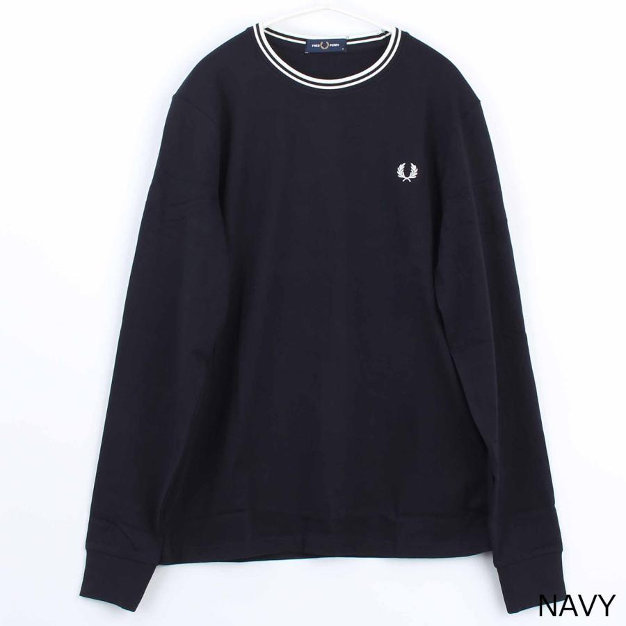 FRED PERRY（フレッドペリー） クルーネック長袖Tシャツ LONG SLEEVE