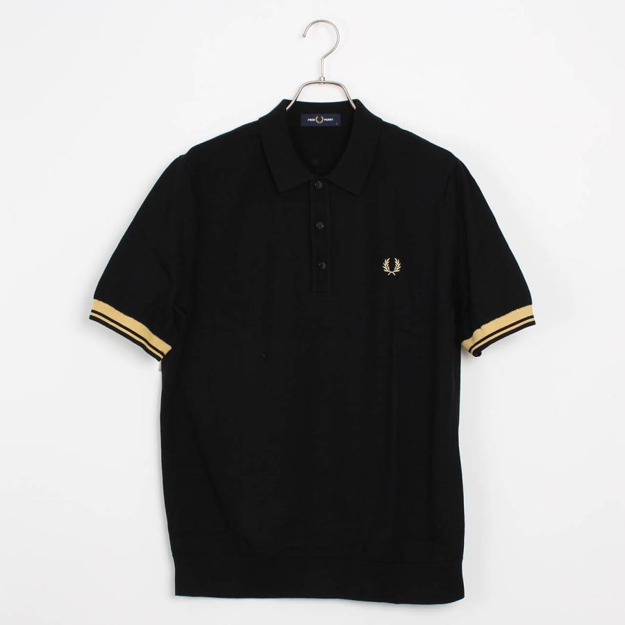FRED PERRY（フレッドペリー） 半袖ポロシャツ CONTRAST CUFF KNITTED
