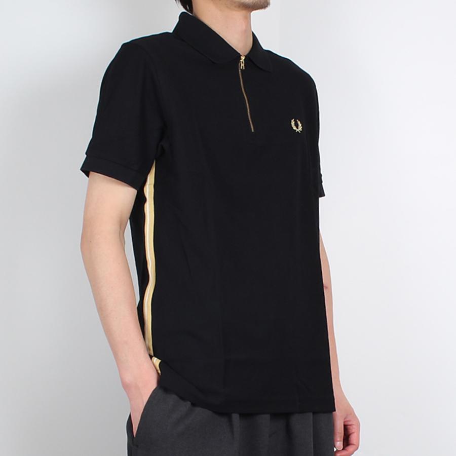 FRED PERRY（フレッドペリー） 半袖ポロシャツ STRIPE TAPE POLO SHIRT