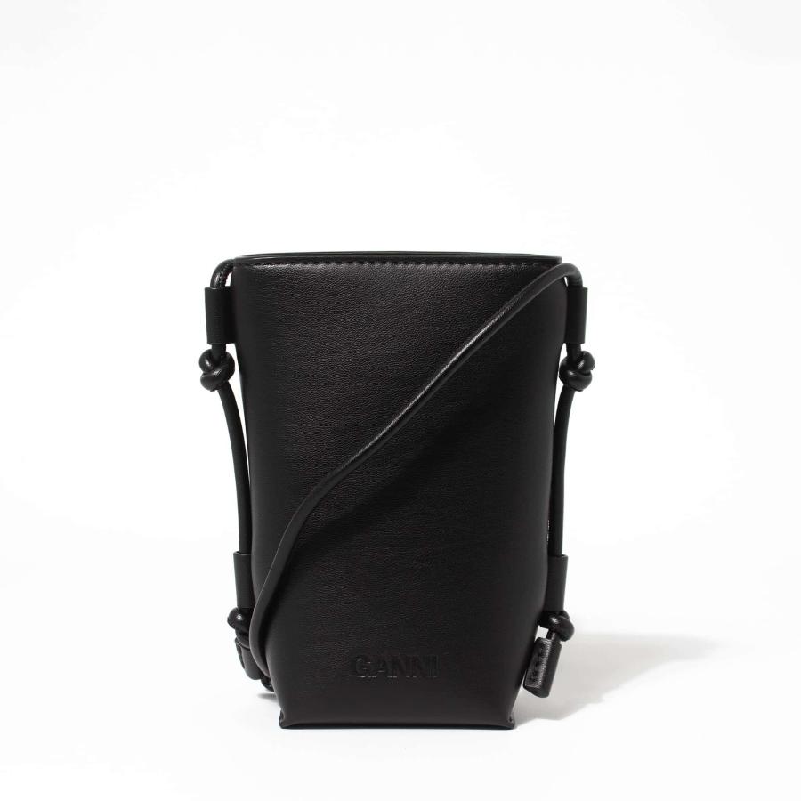 GANNI ブラック ショルダーバッグ 楽天市場】GANNI ガニー ハンドバッグ Knot Flap Over A4745