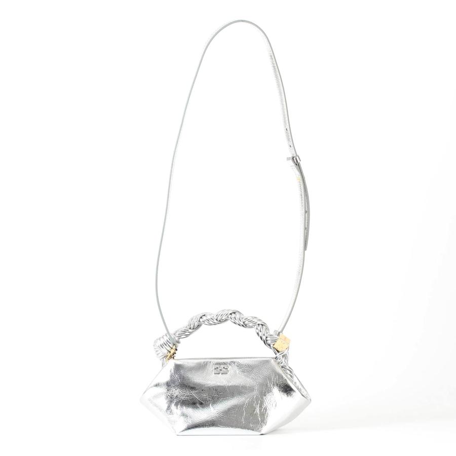 ガニー GANNI バッグ 2WAYハンド/ショルダーバッグ GANNI BOU BAG MINI METALIC レディース A6950 国内配送の画像