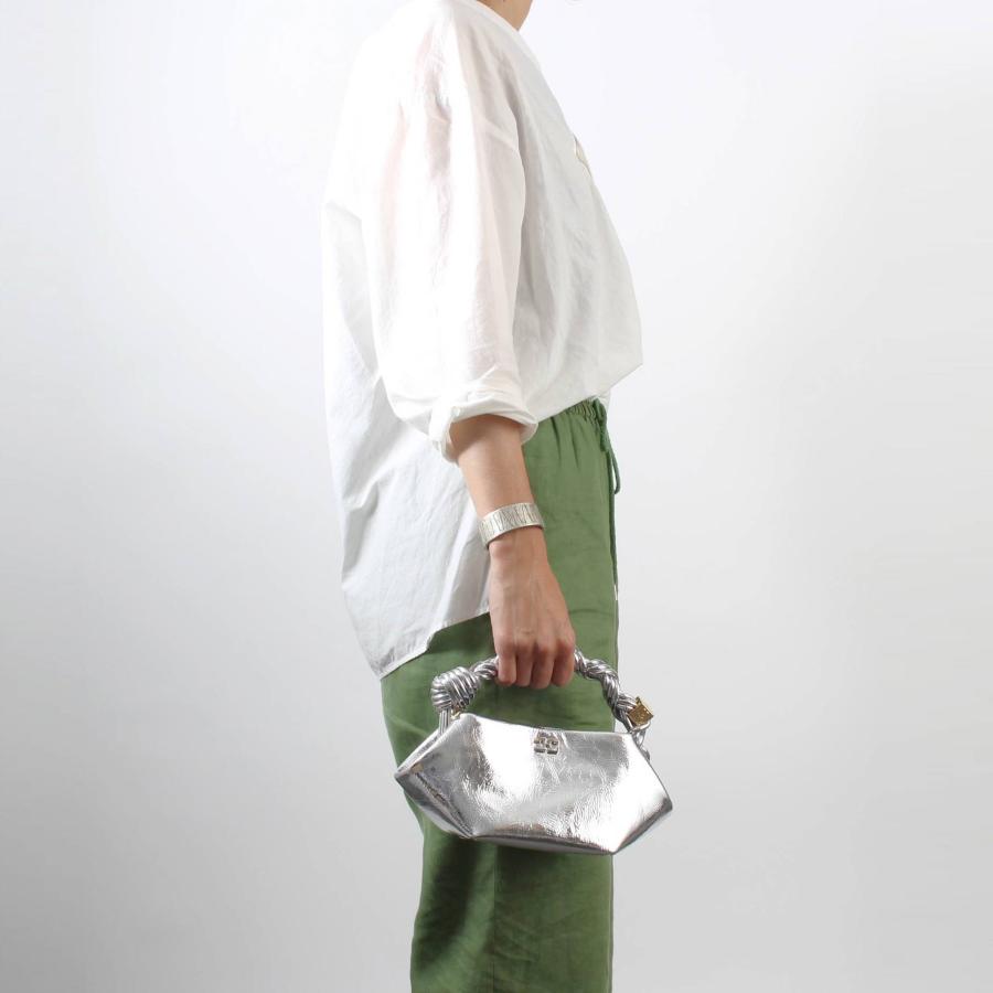 ガニー GANNI バッグ 2WAYハンド/ショルダーバッグ GANNI BOU BAG MINI METALIC レディース A6950 国内配送の画像