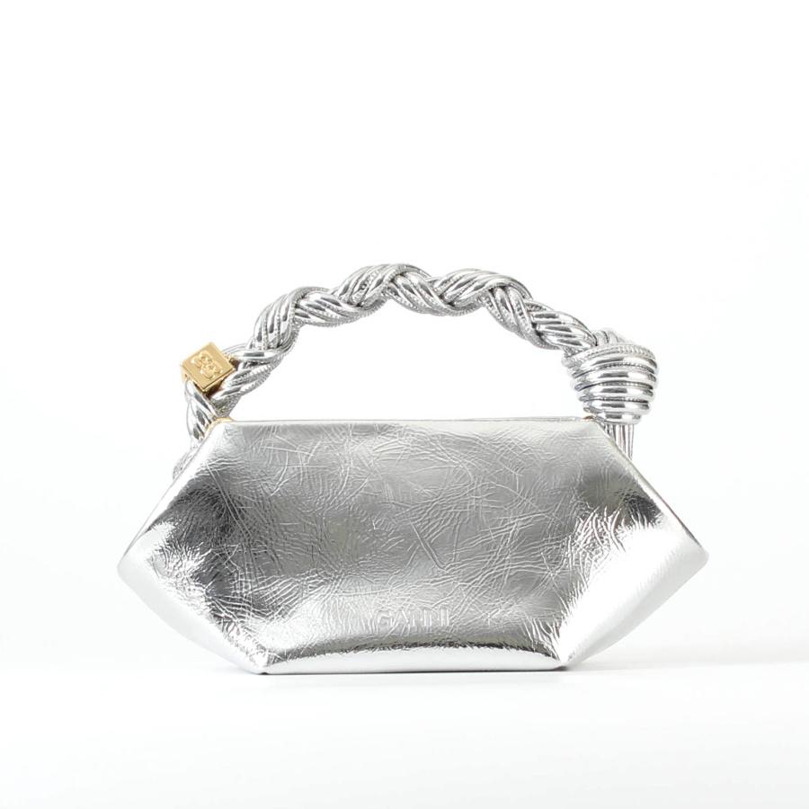 ガニー GANNI バッグ 2WAYハンド/ショルダーバッグ GANNI BOU BAG MINI METALIC レディース A6950 国内配送の画像