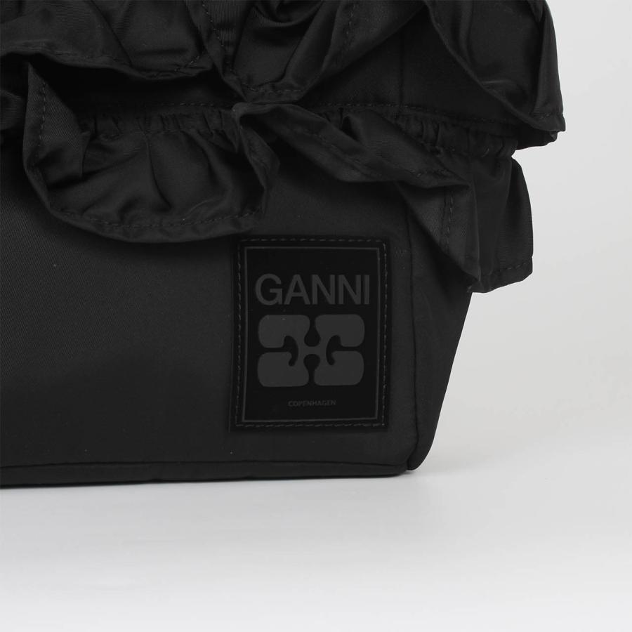 ガニー GANNI バッグ 2WAYハンド/ショルダーバッグ MINI RUFFLE TOTE レディース A7187の画像