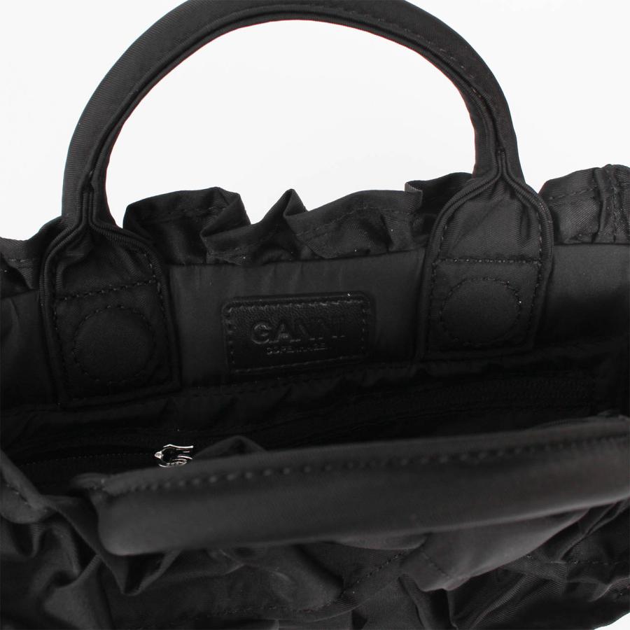 ガニー GANNI バッグ 2WAYハンド/ショルダーバッグ MINI RUFFLE TOTE レディース A7187の画像