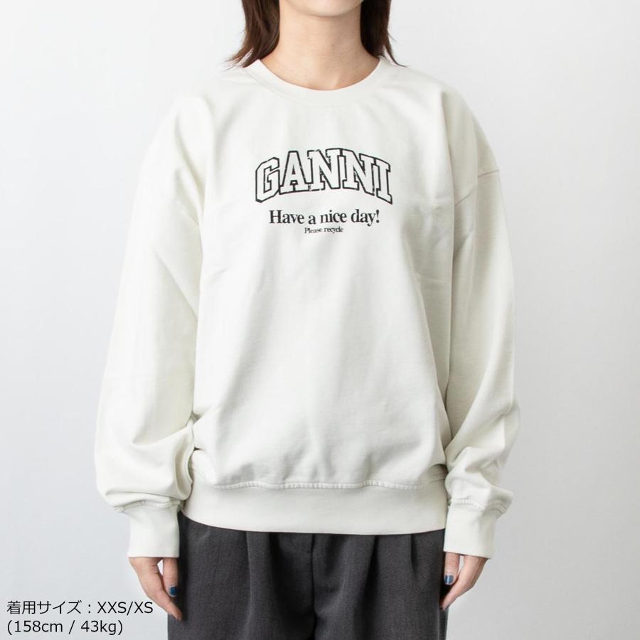GANNI ガニー レディース スウェット ISOLI OVERSIZED GANNI ガニー レディース スウェット ISOLI OVERSIZED