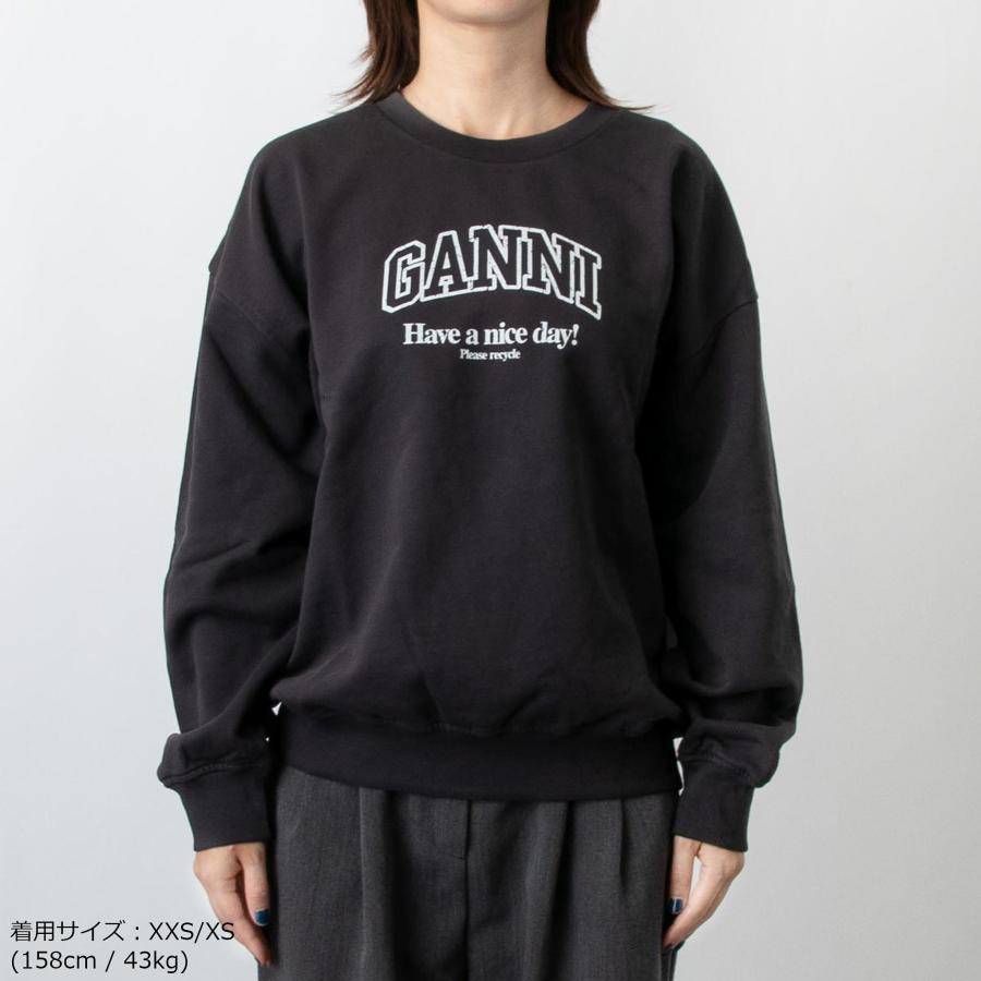 GANNI ガニー レディース スウェット ISOLI OVERSIZED GANNI ガニー レディース スウェット ISOLI OVERSIZED