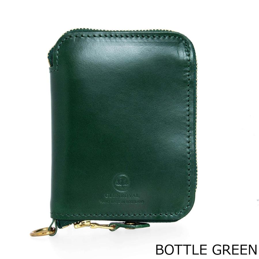 GLENROYAL グレンロイヤル 財布 ラウンドファスナー二つ折り財布