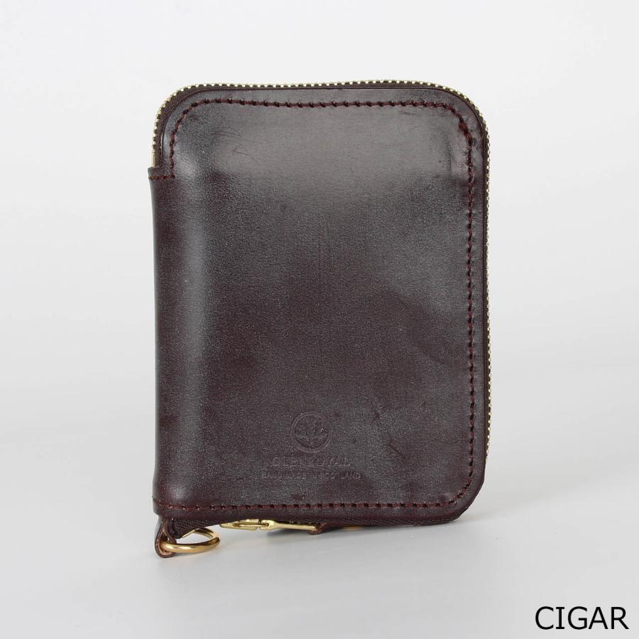 グレンロイヤル GLENROYAL 財布 ラウンドファスナー二つ折り財布 SMALL ZIP WALLET スモールジップウォレット メンズ レディース 03-5814の画像