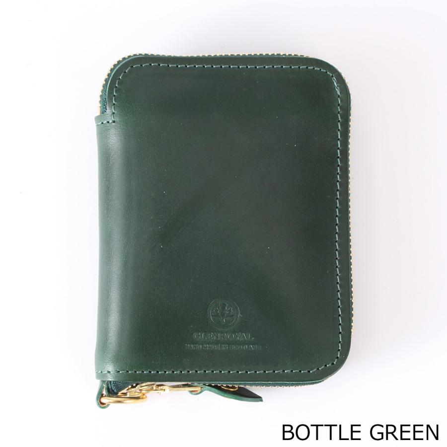 グレンロイヤル GLENROYAL 財布 ラウンドファスナー二つ折り財布 SMALL ZIP WALLET スモールジップウォレット メンズ レディース 03-5814の画像