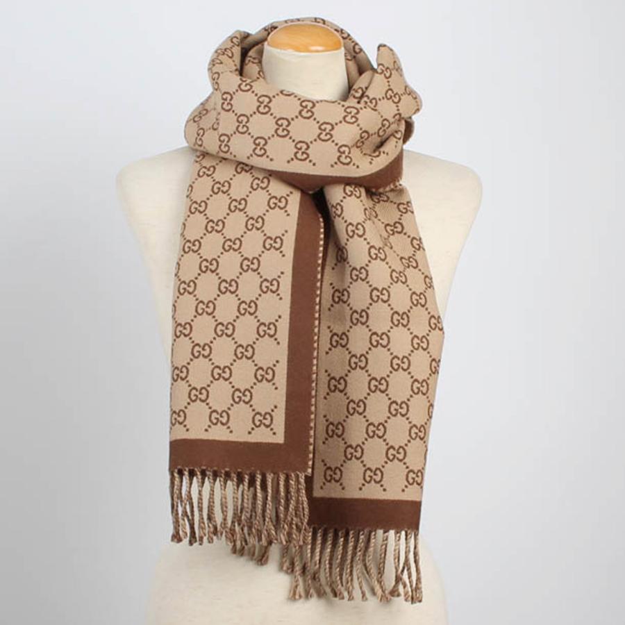 GUCCIグッチ　ウールジャガードスカーフ GUCCI（グッチ） マフラー GG WOOL SCARF / WOOL JACQUARD SCARF GG