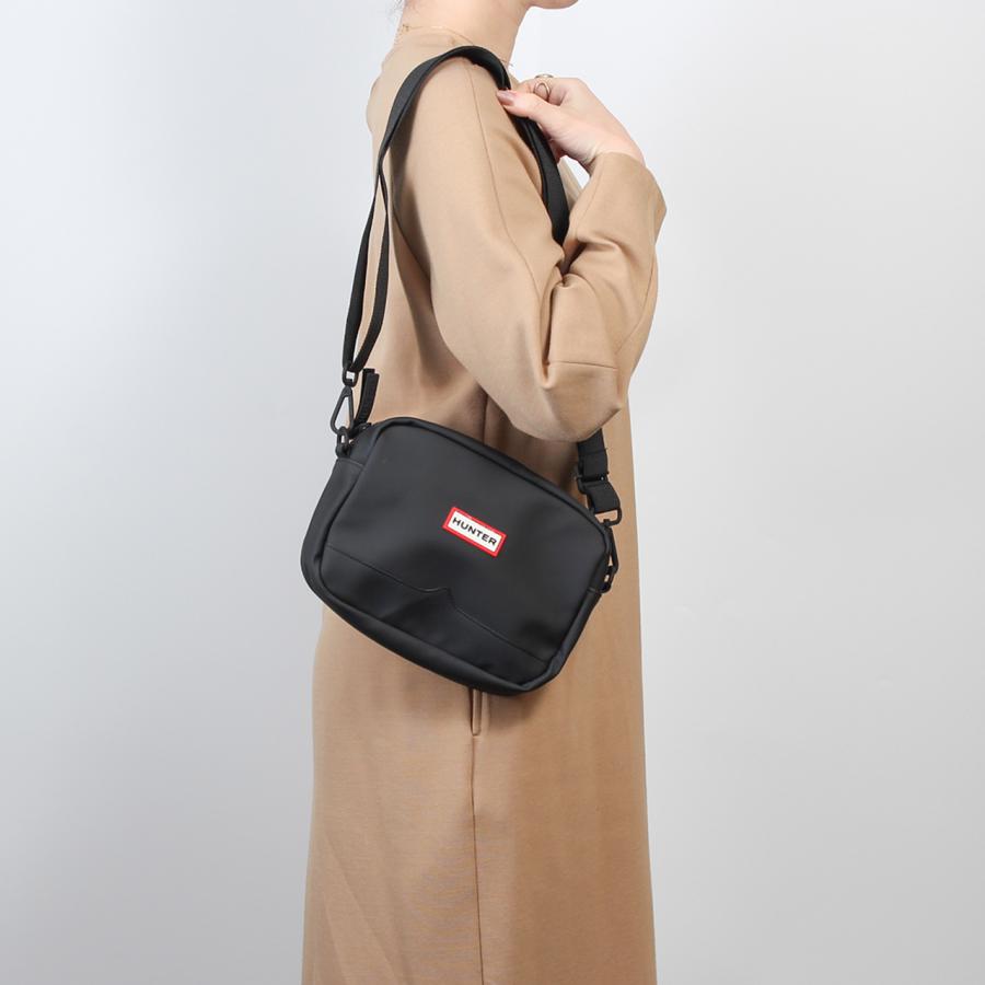ハンター HUNTER DUNLUDE WOVEN TAPE STRAP CROSSBODY BAG ショルダーバッグ バッグ ポリエステル メンズ レディース ブラック系 HXRU0051252 【新品】 DUNLUDE WOVEN TAPE STRAP CROSSBODY BAG ショルダーバッグ その他