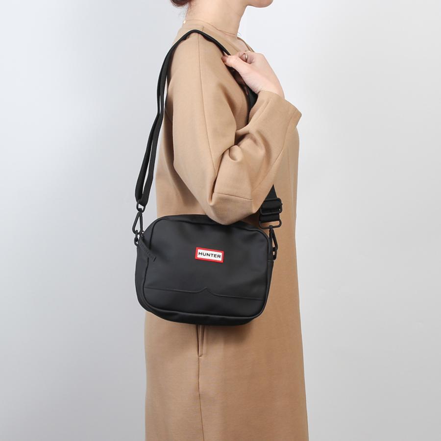 ハンター HUNTER DUNLUDE WOVEN TAPE STRAP CROSSBODY BAG ショルダーバッグ バッグ ポリエステル メンズ レディース ブラック系 HXRU0051252 【新品】 ハンター(HUNTER)ハンター DUNLUDE WOVEN TAPE STRAP CROSSBODY BAG