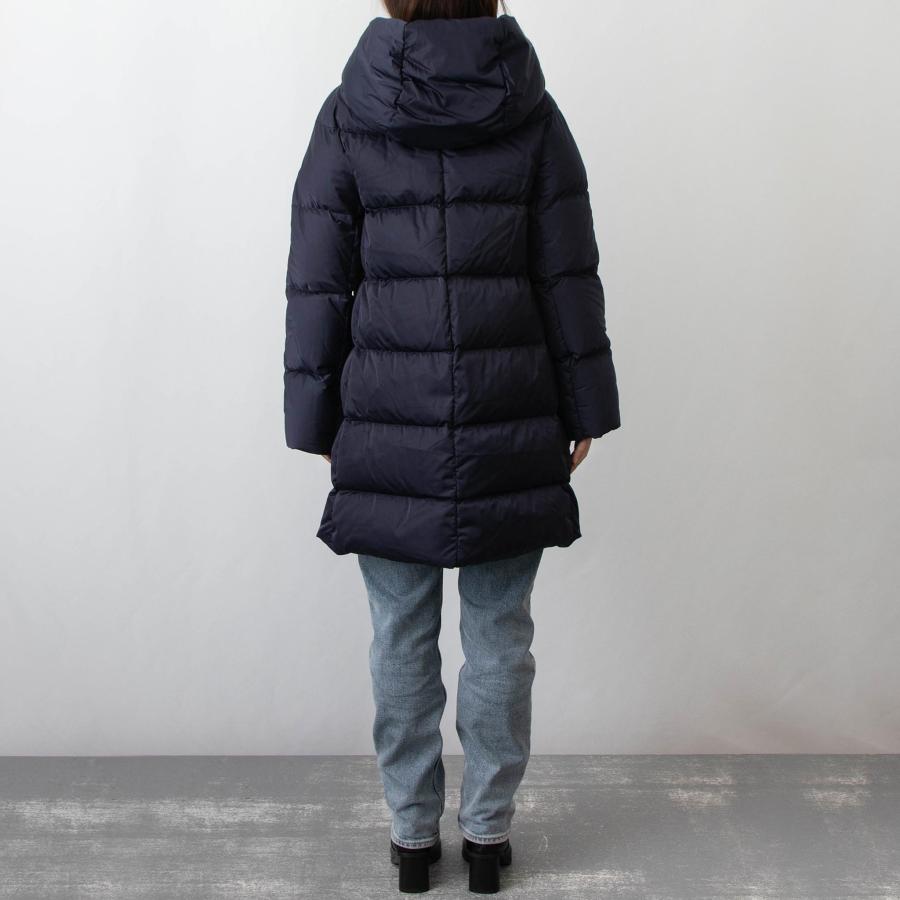 HERNO ヘルノ レディース ダウンコート A-SHAPE HOODED SATIN HERNO ヘルノ レディース ダウンコート A-SHAPE HOODED SATIN