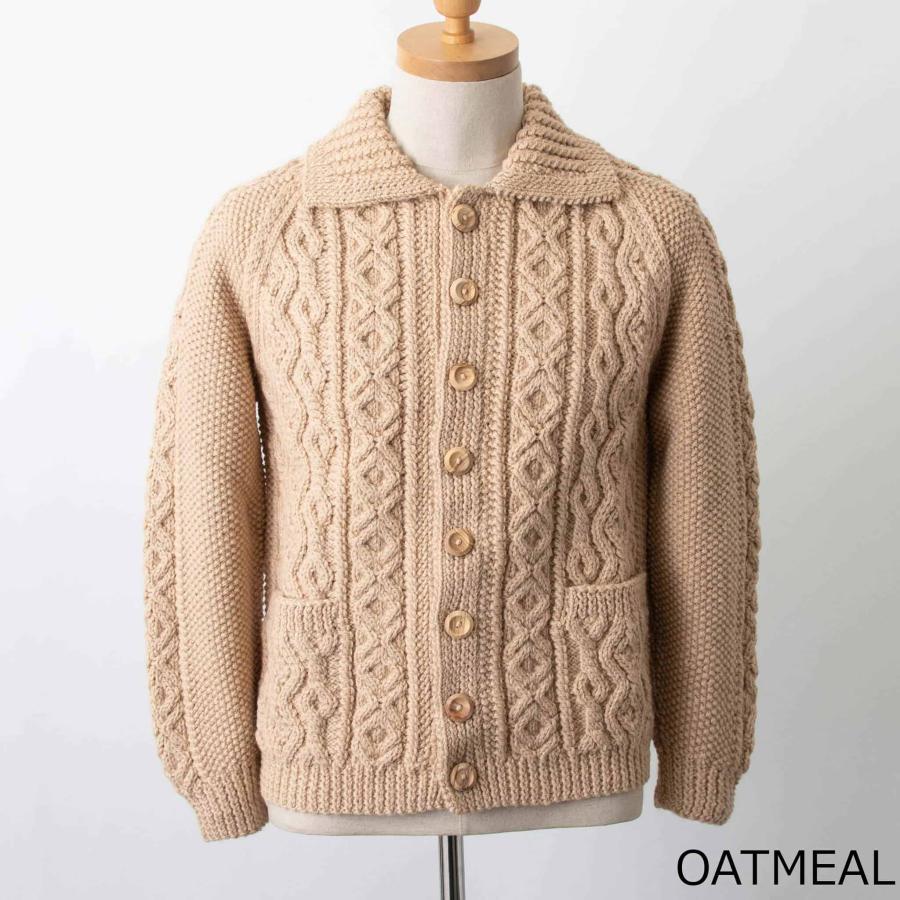 INVERALLAN インバーアラン 長袖ニットカーディガン ARAN LUMBER INVERALLAN インバーアラン 長袖ニットカーディガン ARAN LUMBER
