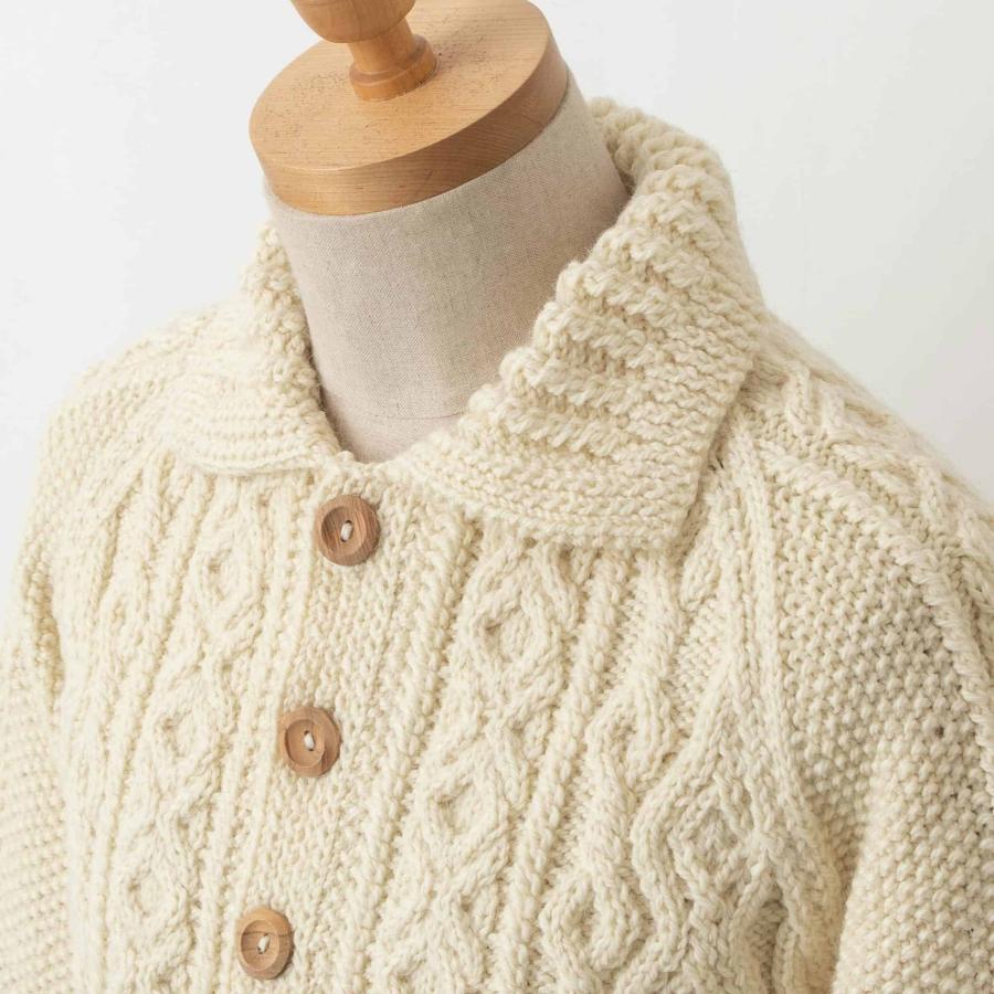 INVERALLAN インバーアラン 長袖ニットカーディガン ARAN LUMBER INVERALLAN インバーアラン 長袖ニットカーディガン ARAN LUMBER