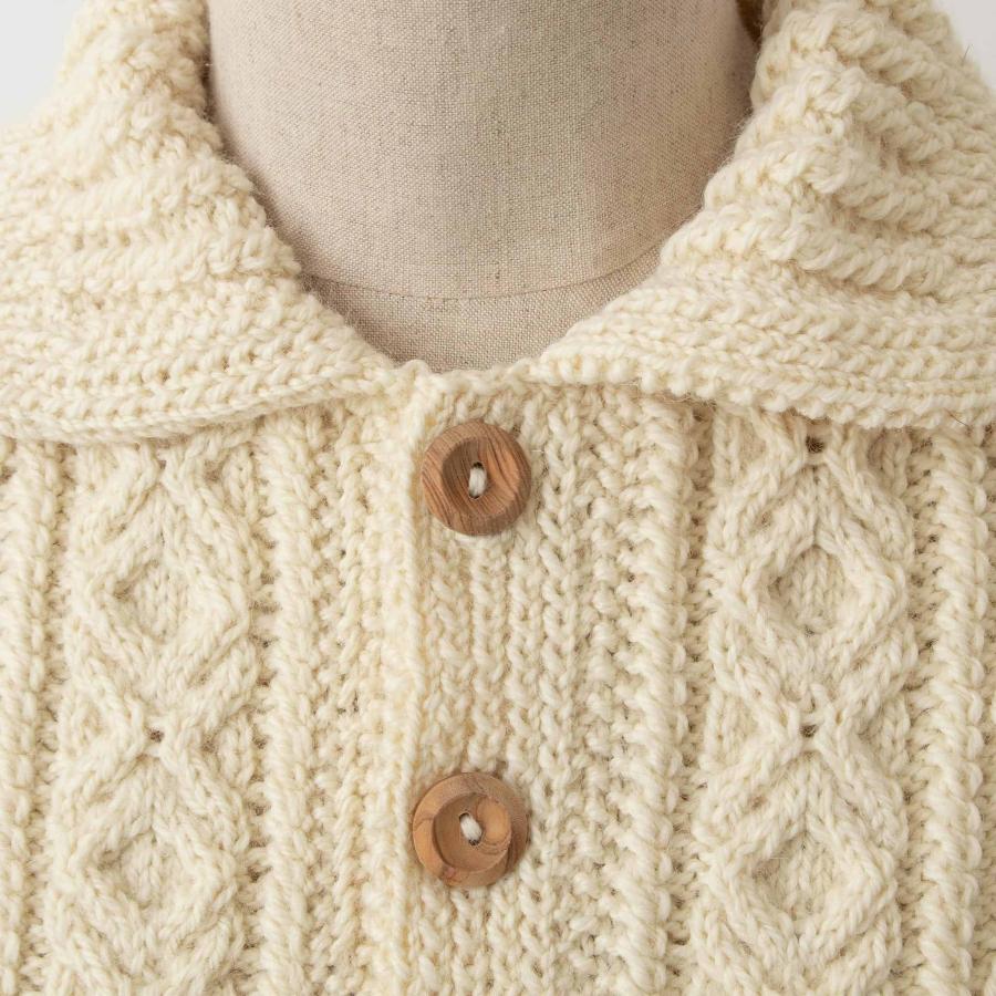 INVERALLAN インバーアラン 長袖ニットカーディガン ARAN LUMBER INVERALLAN インバーアラン 長袖ニットカーディガン ARAN LUMBER
