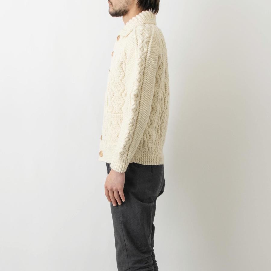 INVERALLAN インバーアラン 長袖ニットカーディガン ARAN LUMBER INVERALLAN インバーアラン 長袖ニットカーディガン ARAN LUMBER