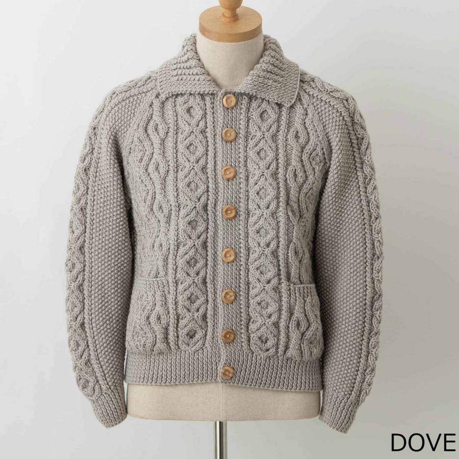 INVERALLAN インバーアラン 長袖ニットカーディガン ARAN LUMBER INVERALLAN インバーアラン 長袖ニットカーディガン ARAN LUMBER