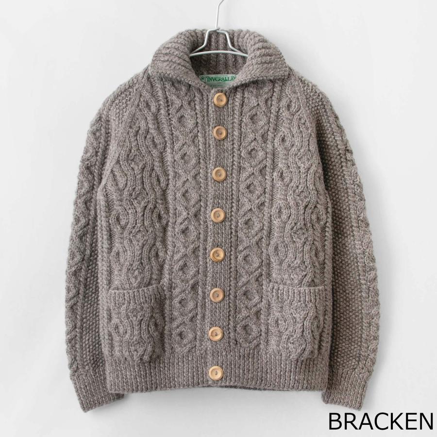 INVERALLAN インバーアラン 長袖ニットカーディガン SHETLAND INVERALLAN インバーアラン 長袖ニットカーディガン SHETLAND