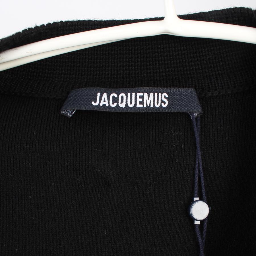 JACQUEMUS Le Papierコレクション ブラック カーディガン JACQUEMUS（ジャックムス） JACQUEMUS Vネック長袖カーディガン THE
