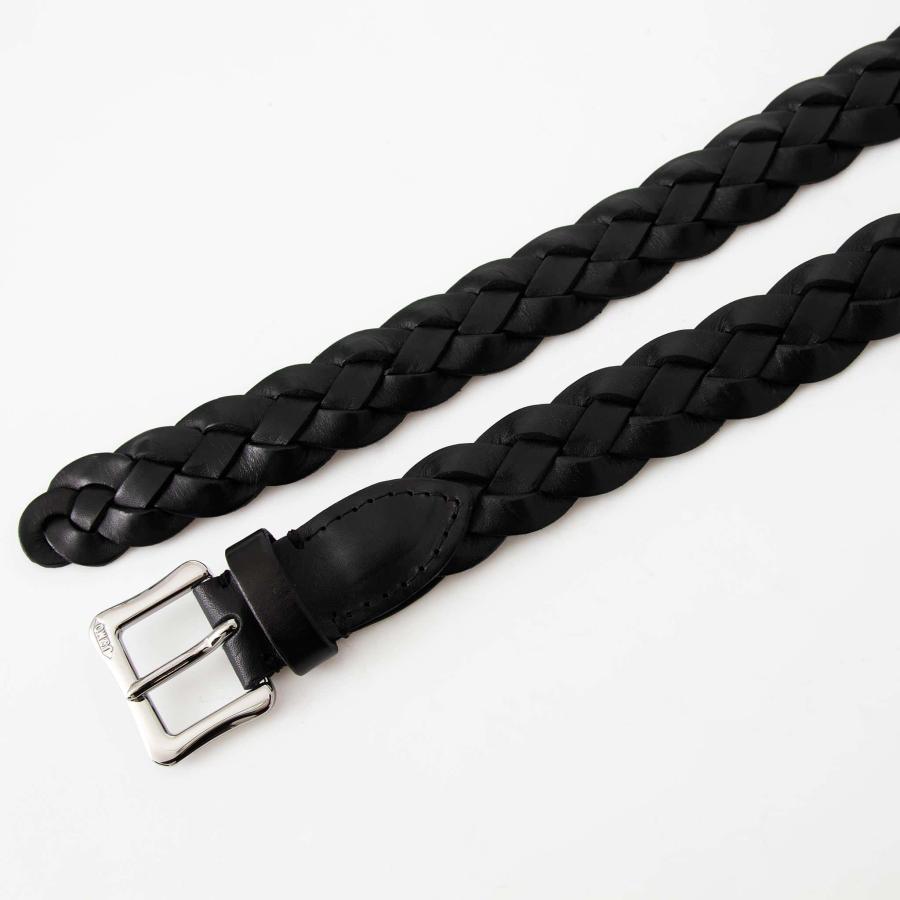 小物 J&M DAVIDSON ENVELOPE BUCKLE BELT Blk 34 Envelope Buckle Wide Plaited Belt 25mm – J&M Davidson