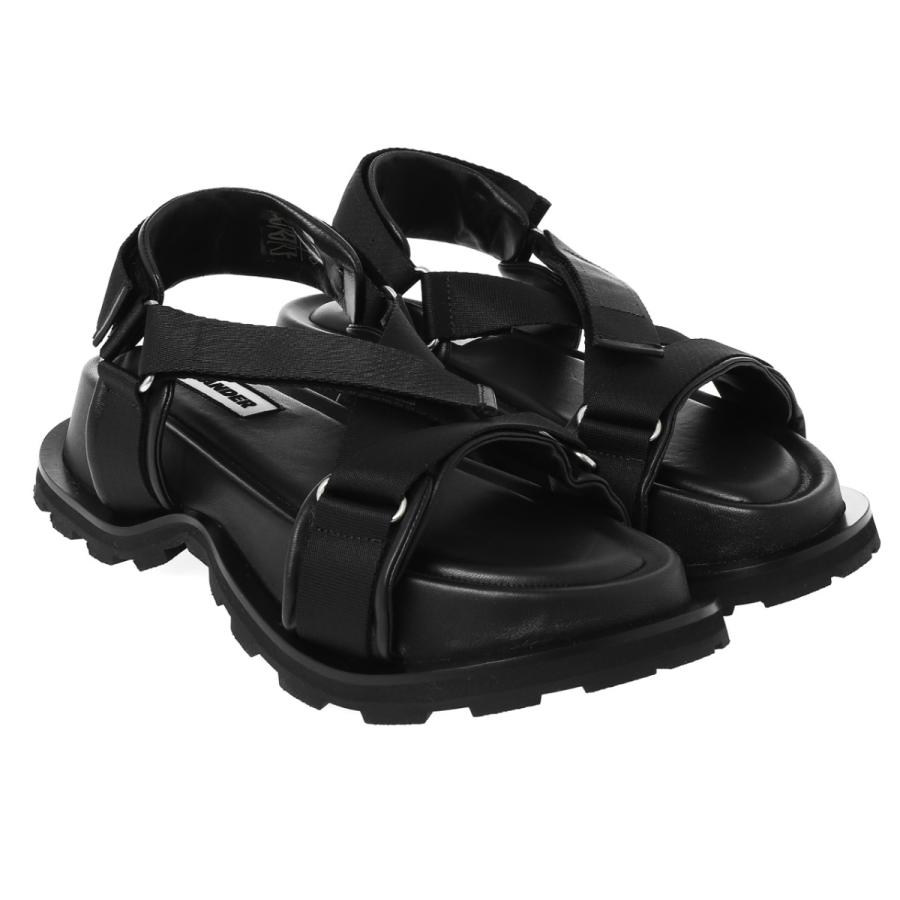 ジルサンダー JIL SANDER レディース サンダル ブラック PLATFORM SANDALS プラットフォーム サンダル JP38010A  15525 001 BLACK