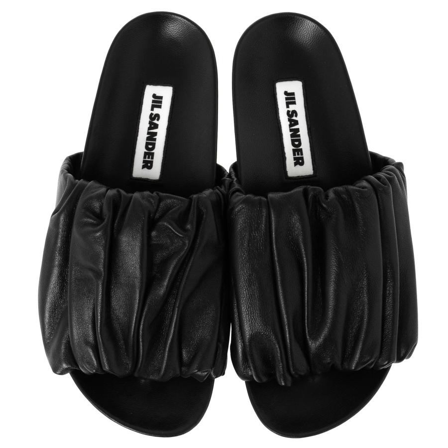 JIL SANDER ブラック スライドサンダル JIL SANDER（ジルサンダー） レディース サンダル SLIDES スライド