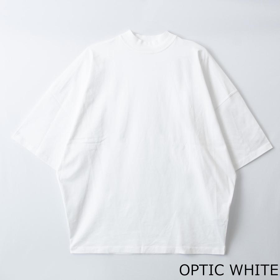 ジルサンダー JIL SANDER メンズ レディース 五分袖Tシャツ オーバーサイズ BOTTLE NECK T-SHIRT クルーネックTシャツ J21GC0005 J45084｜chgardens｜03