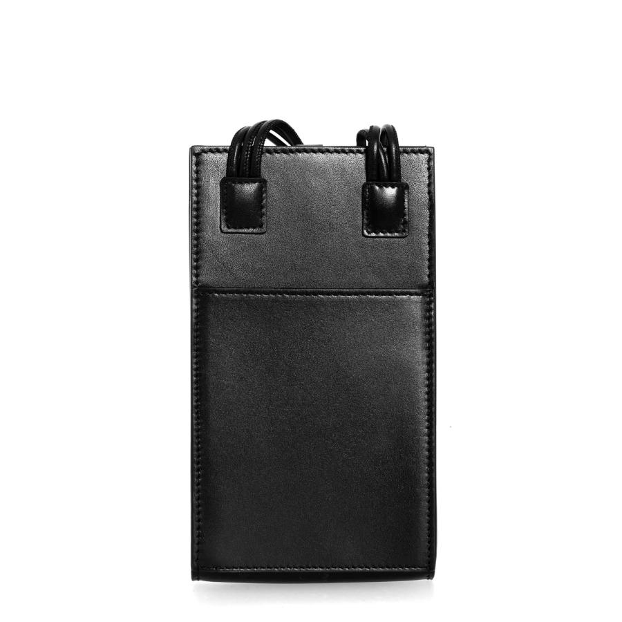 ジルサンダー JIL SANDER メンズ レディース フォンケース ブラック TANGLE PHONE CASE タングル J25VL0005 P5713 001 BLACK｜chgardens｜02