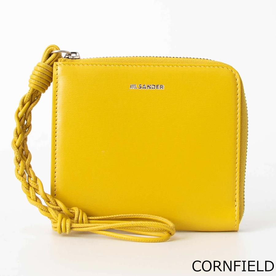 【極美品】JIL SANDER タングル コインケース コンパクトウォレット JIL SANDER ジルサンダー 財布 L字ファスナー財布/カードケース
